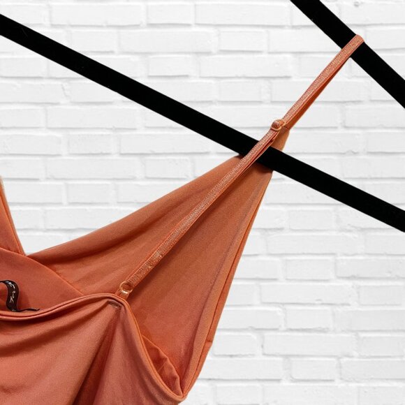 For Love & Lemons Seamless Bralette Top Cropped Bra Spaghetti Adjustable Strap - Picture 7 of 10